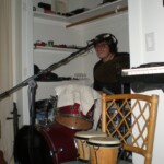 Jeremy recording drums for Last Day of My Life