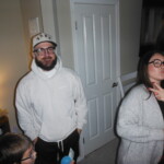Bee and Kelly at Christmas Breakfast