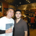 Uncle Juju and Aiden at Vintage Vino & Espresso