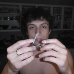 The wax got caught in my nose and is still in there
