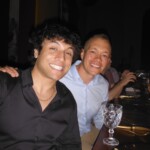 Me and Andrés at the Rehearsal dinner